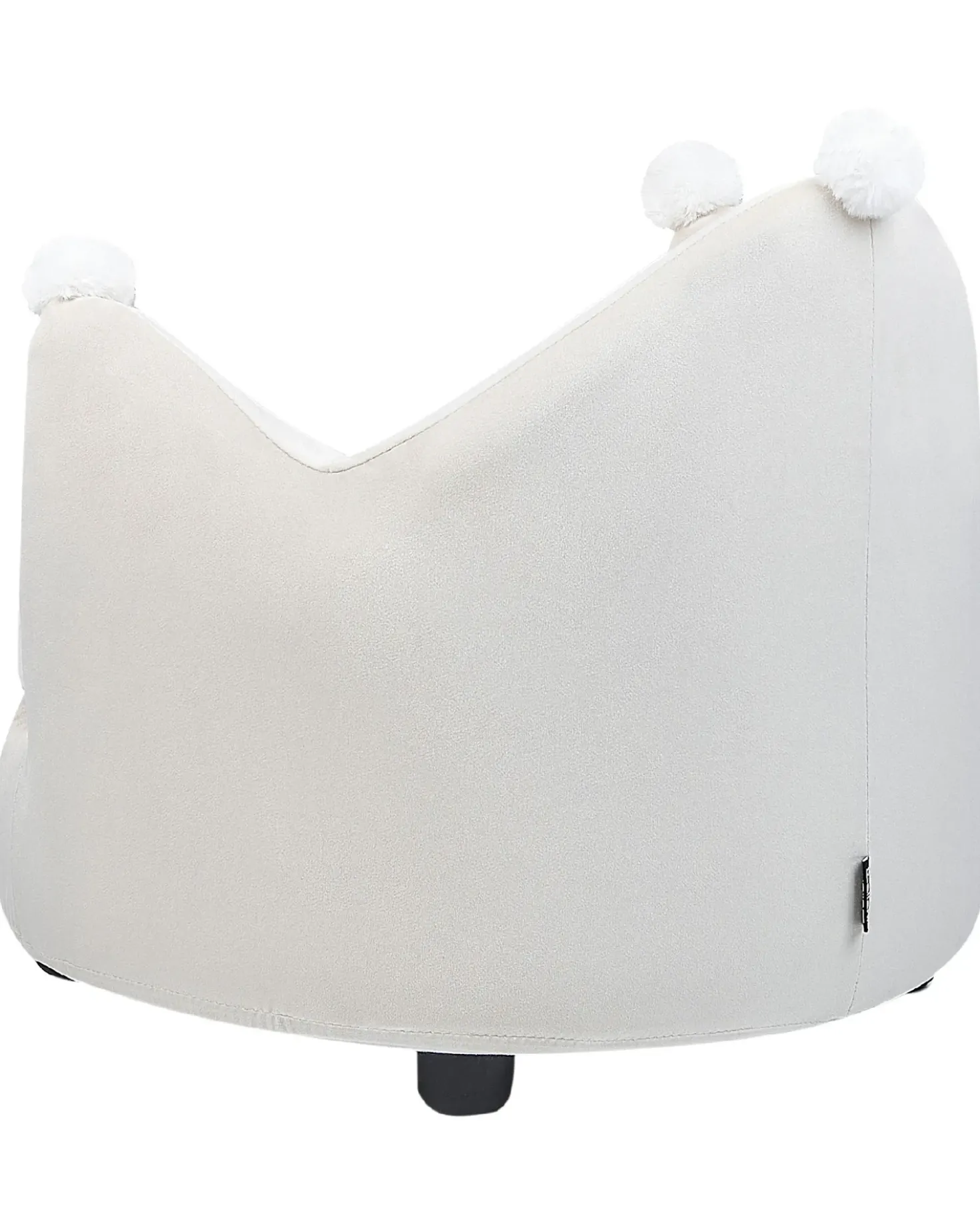 Poltrona per Bambini Corona VEGA Velluto Beige chiaro