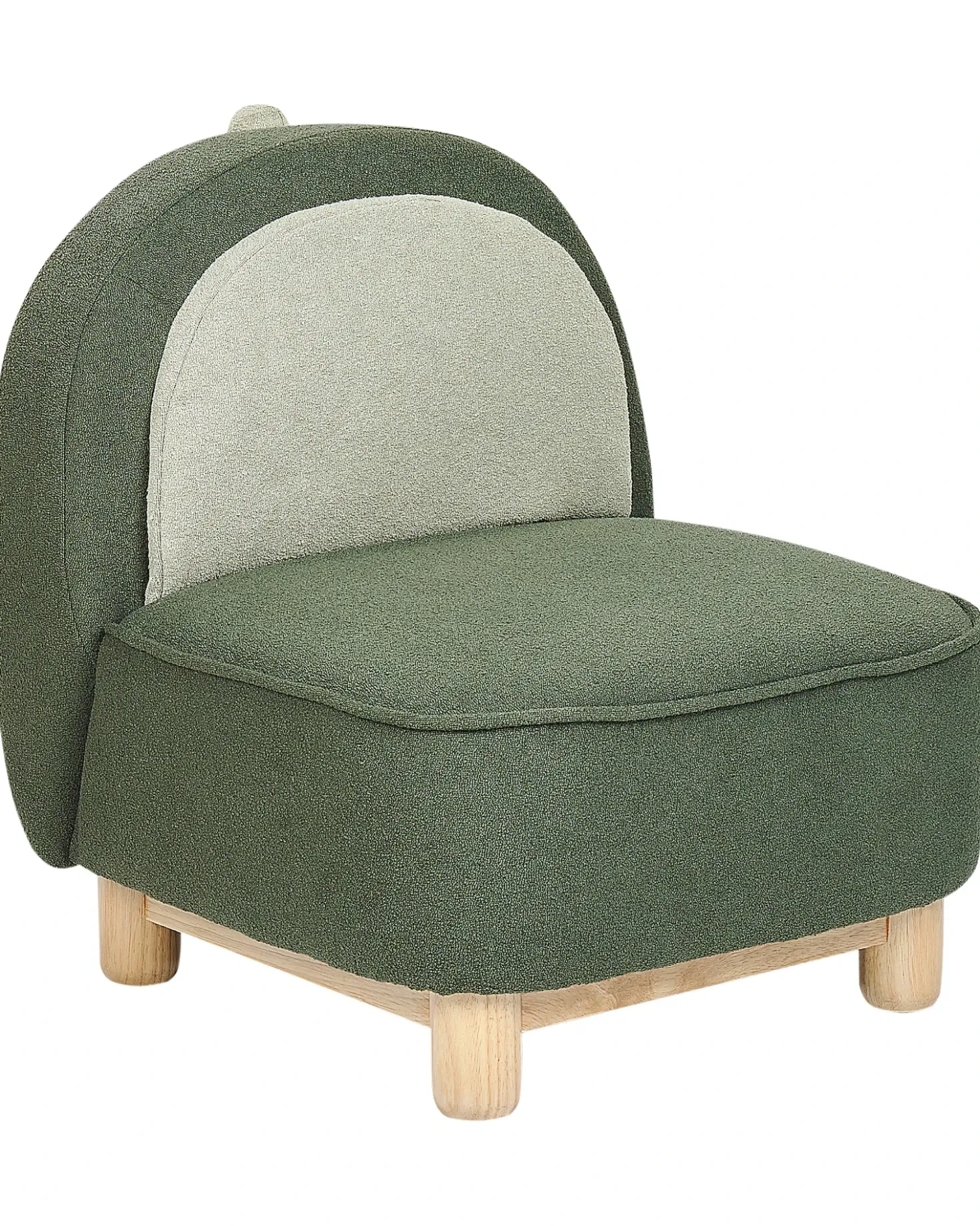 Poltrona per Bambini Dinosauro FABORG Tessuto Verde scuro