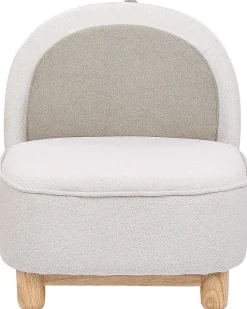 Poltrona per Bambini Dinosauro FABORG Tessuto Beige chiaro
