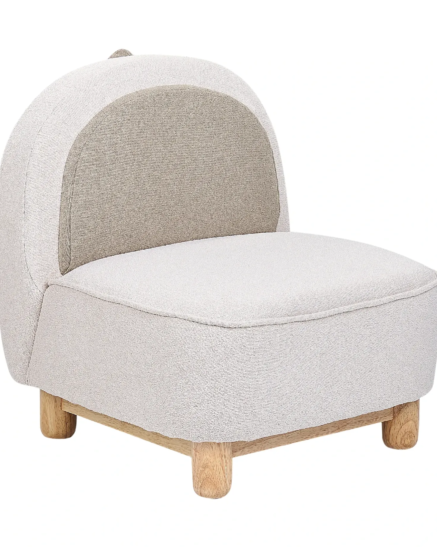 Poltrona per Bambini Dinosauro FABORG Tessuto Beige chiaro
