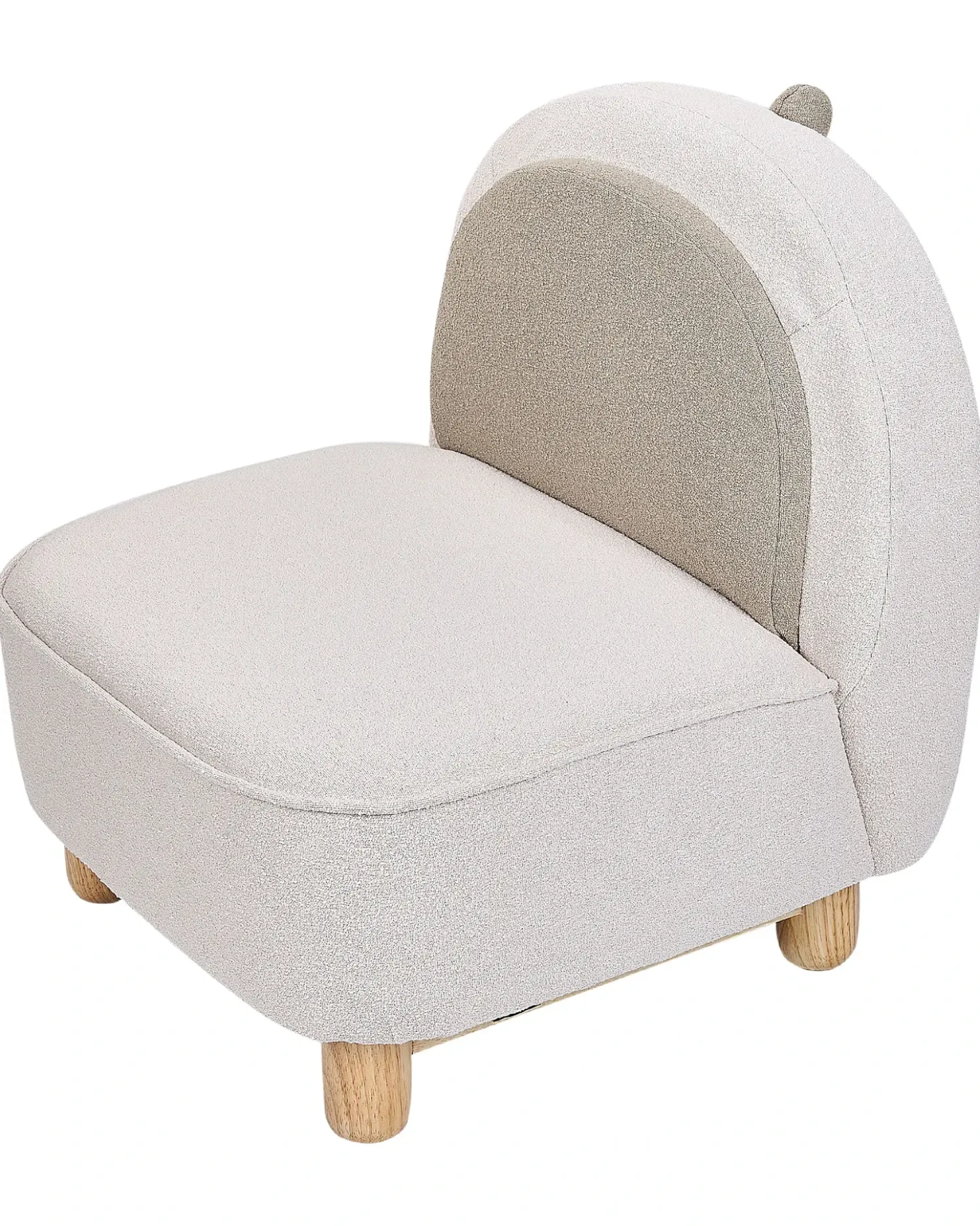 Poltrona per Bambini Dinosauro FABORG Tessuto Beige chiaro