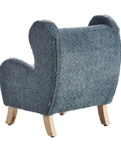 Poltrona per Bambini FARUM Bouclé Blu scuro