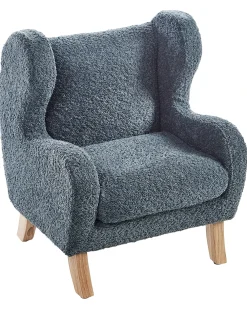 Poltrona per Bambini FARUM Bouclé Blu scuro