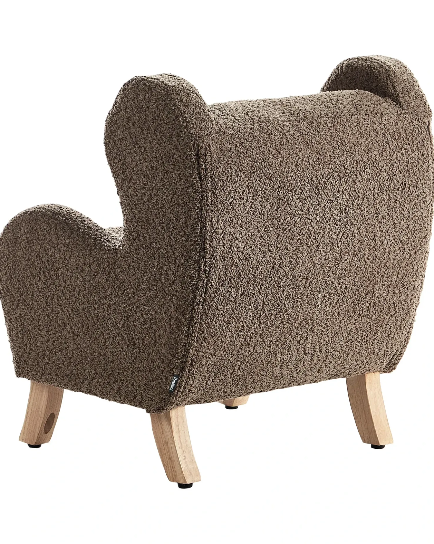 Poltrona per Bambini FARUM Bouclé Marrone