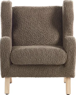 Poltrona per Bambini FARUM Bouclé Marrone