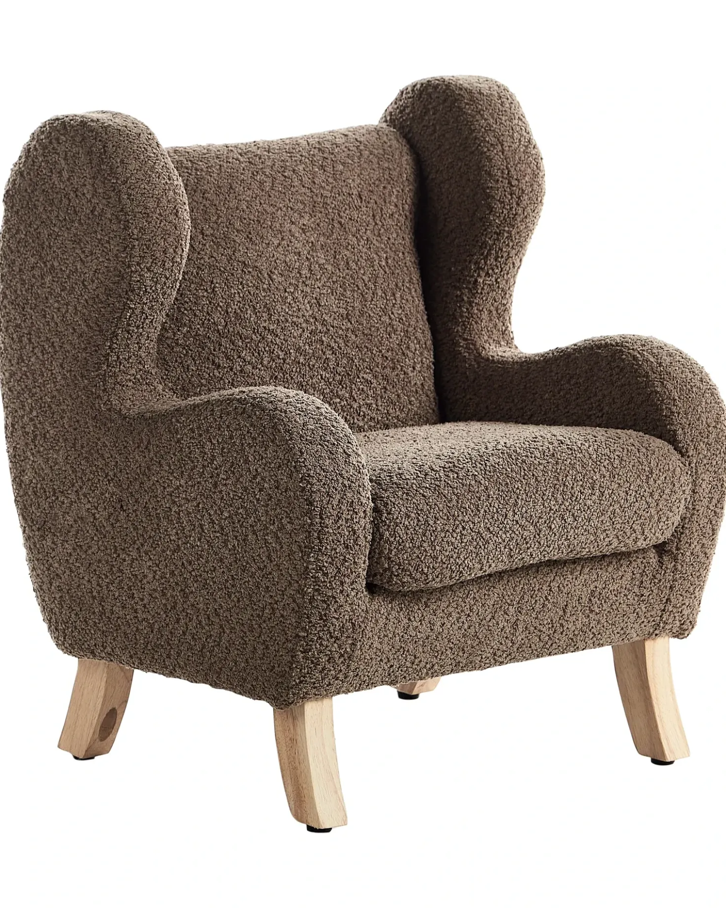 Poltrona per Bambini FARUM Bouclé Marrone