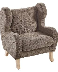 Poltrona per Bambini FARUM Bouclé Marrone