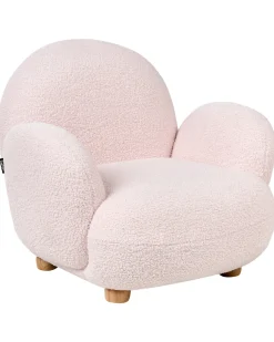 Poltrona per Bambini HEM Bouclé Rosa pastello