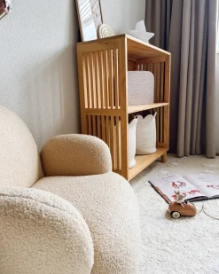 Poltrona per Bambini HEM Bouclé Beige