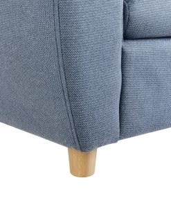 Poltrona per Bambini Ippopotamo MARIBO Tessuto Blu