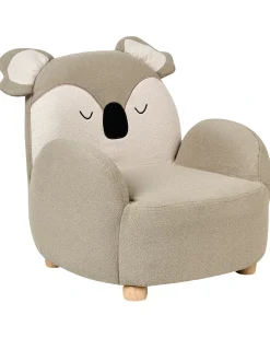 Poltrona per Bambini Koala HERVIK Tessuto Tortora