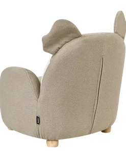 Poltrona per Bambini Koala HERVIK Tessuto Tortora