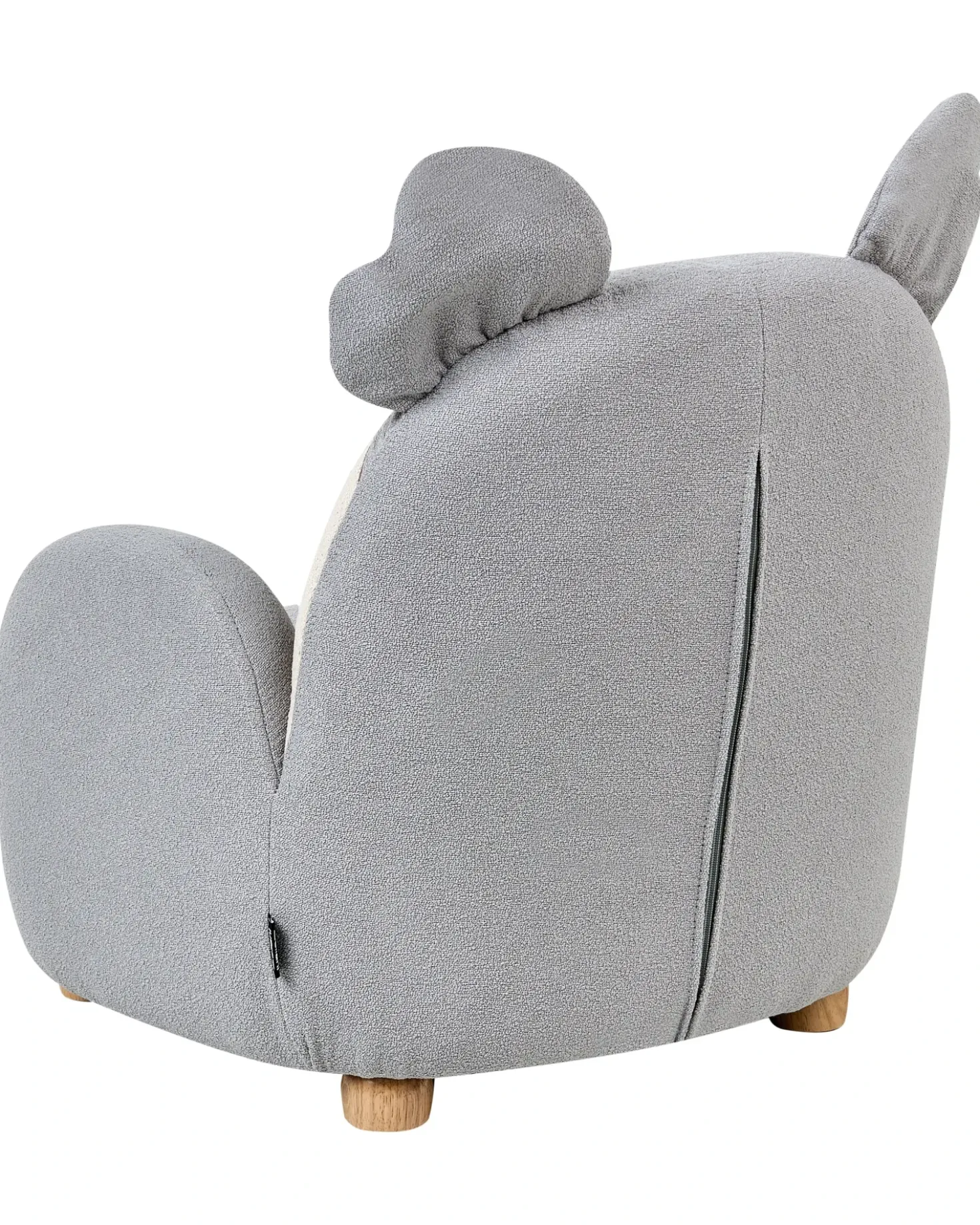 Poltrona per Bambini Koala HERVIK Tessuto Grigio
