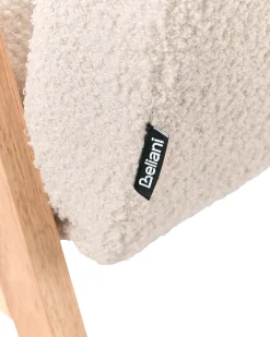 Poltrona per Bambini LINDE Bouclé Beige chiaro