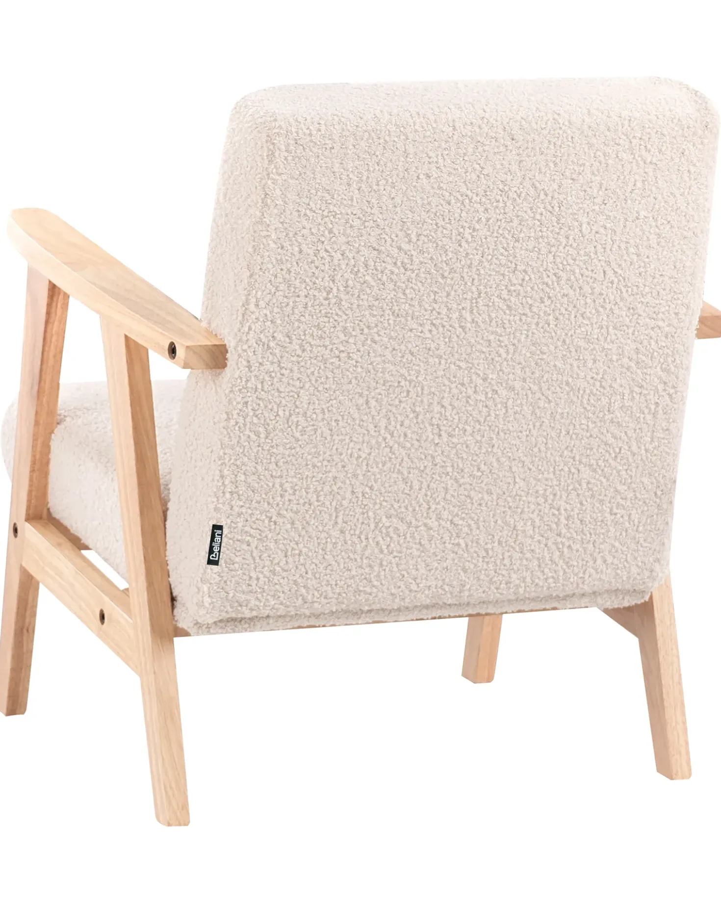 Poltrona per Bambini LINDE Bouclé Beige chiaro