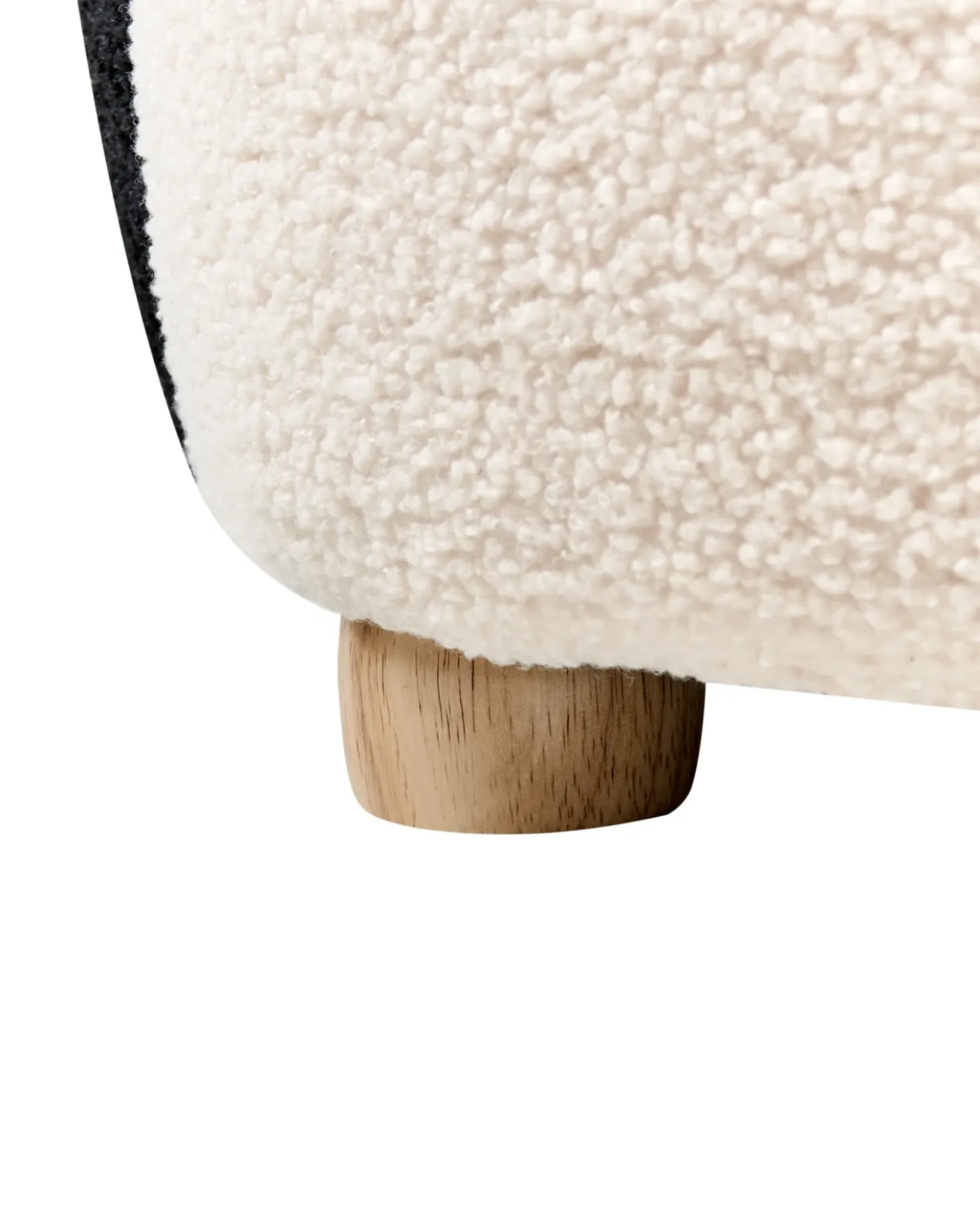Poltrona per Bambini Pinguino FYN Bouclé Nero