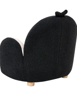 Poltrona per Bambini Pinguino FYN Bouclé Nero