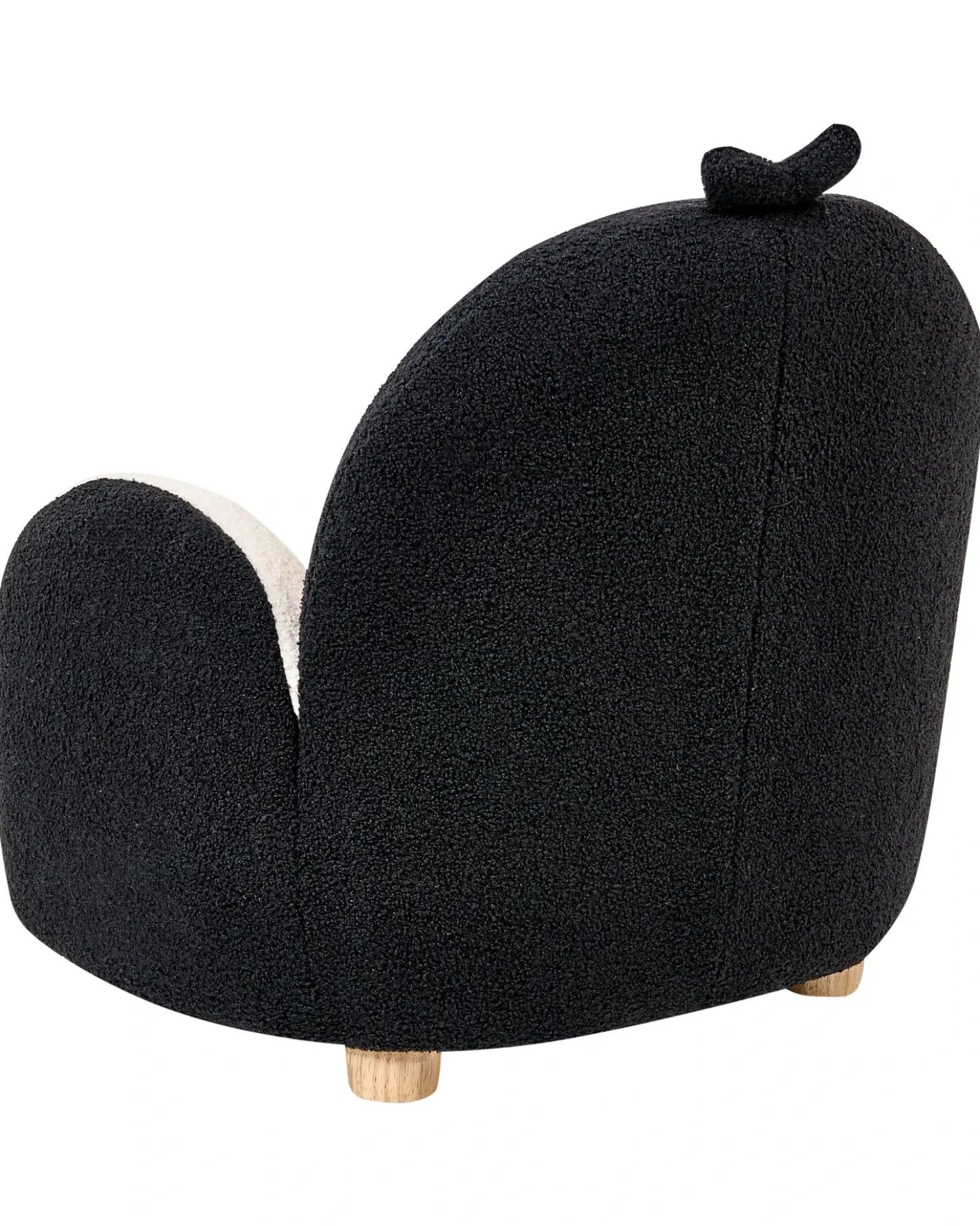 Poltrona per Bambini Pinguino FYN Bouclé Nero