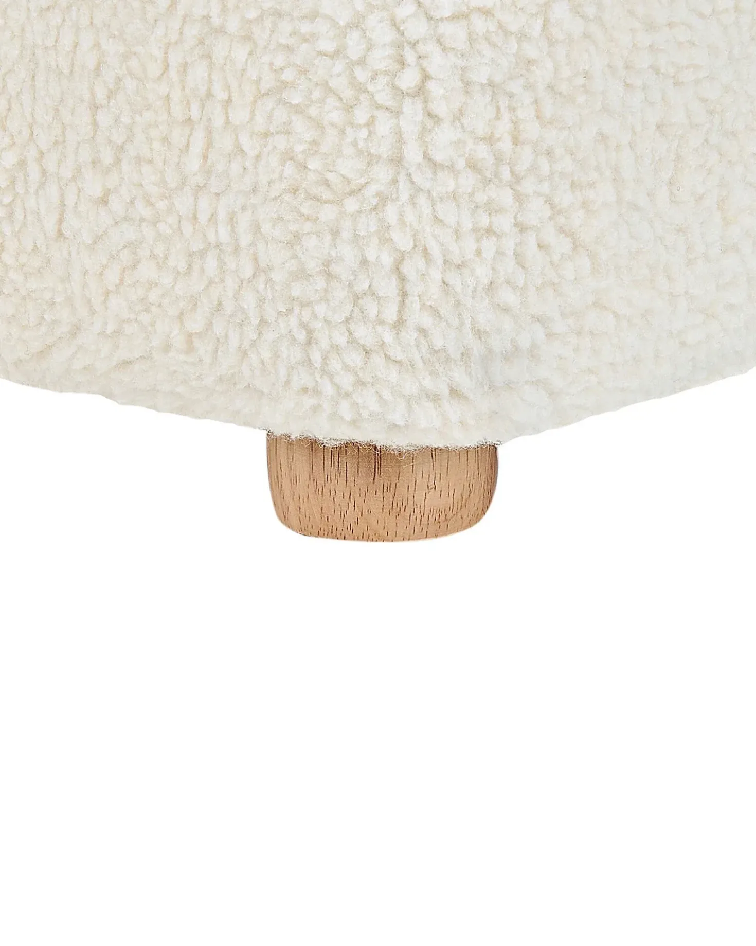 Poltrona per Bambini Unicorno LULEA Bouclé Bianco sporco