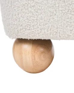 Poltrona RATTVIK Bouclé Bianco sporco