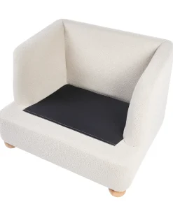 Poltrona RATTVIK Bouclé Bianco sporco