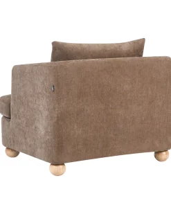 Poltrona RATTVIK Ciniglia Marrone