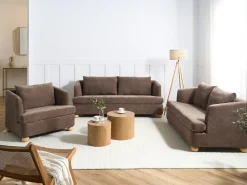 Poltrona RATTVIK Ciniglia Marrone