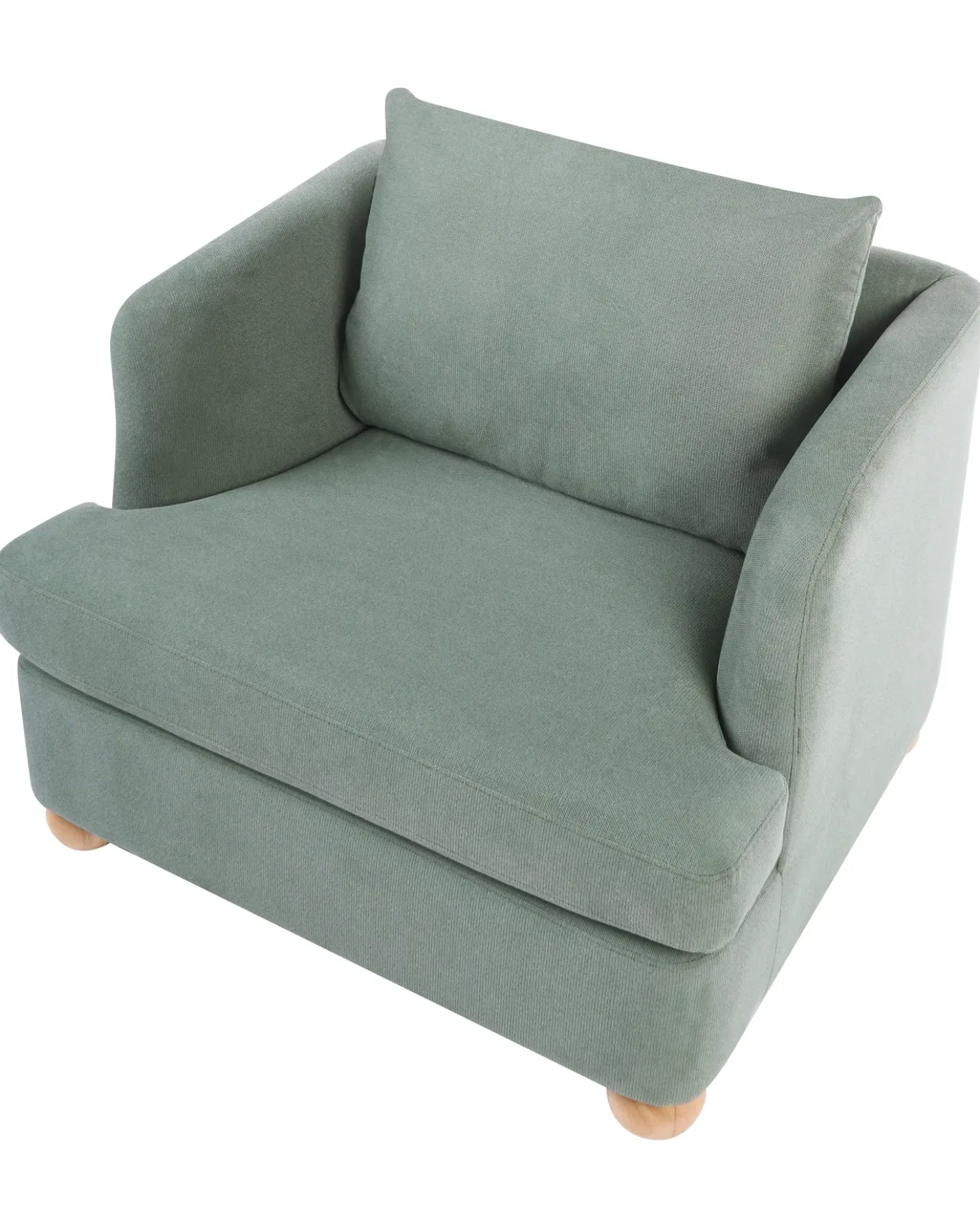 Poltrona RATTVIK Tessuto Verde chiaro