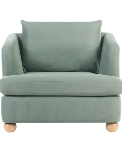 Poltrona RATTVIK Tessuto Verde chiaro
