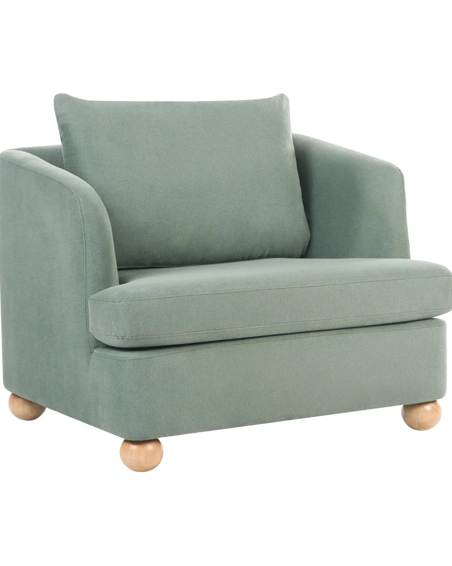 Poltrona RATTVIK Tessuto Verde chiaro