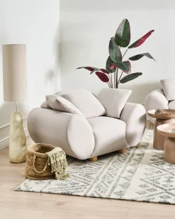 Poltrona RINGEL con cuscini Tessuto Beige chiaro