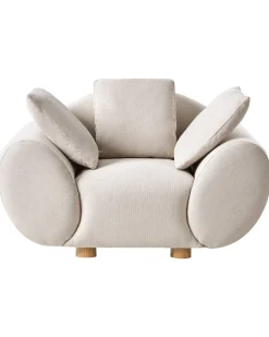Poltrona RINGEL con cuscini Tessuto Beige chiaro