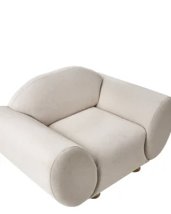 Poltrona RINGEL con cuscini Tessuto Beige chiaro