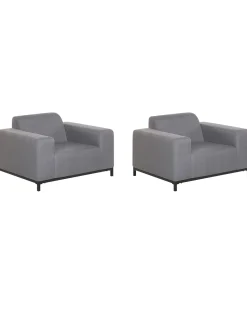 Poltrona ROVIGO Tessuto Grigio