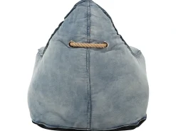 Poltrona sacco 200 L DROP 63 cm 75 cm Azzurro
