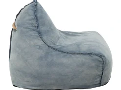 Poltrona sacco 200 L DROP 63 cm 75 cm Azzurro