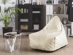Poltrona sacco 200 L DROP 63 cm 75 cm Beige chiaro