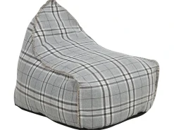 Poltrona sacco 200 L DROP LINEN 63 cm 75 cm Grigio
