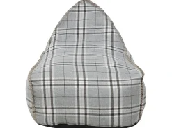 Poltrona sacco 200 L DROP LINEN 63 cm 75 cm Grigio