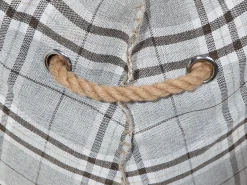 Poltrona sacco 200 L DROP LINEN 63 cm 75 cm Grigio