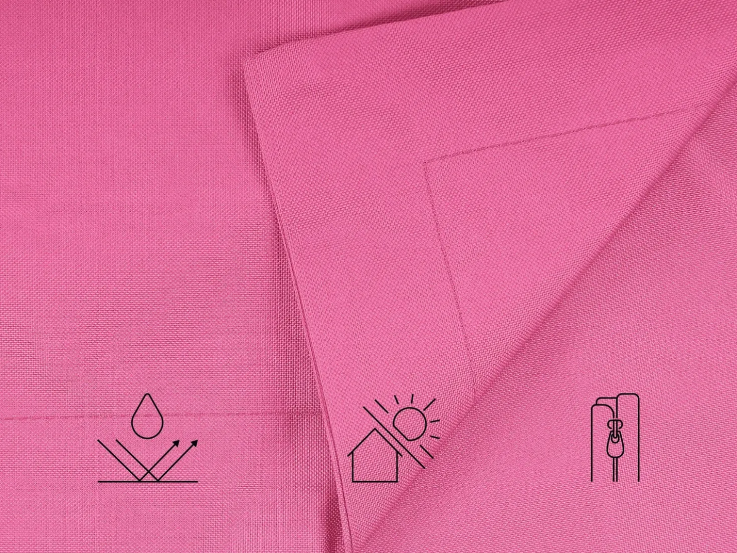 Poltrona sacco 300 L FUZZY 140 cm 180 cm Fucsia