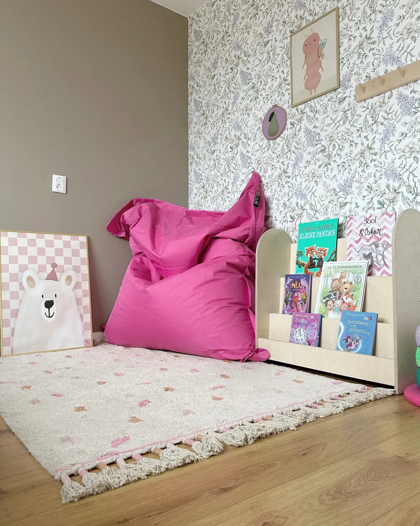 Poltrona sacco 300 L FUZZY 140 cm 180 cm Fucsia