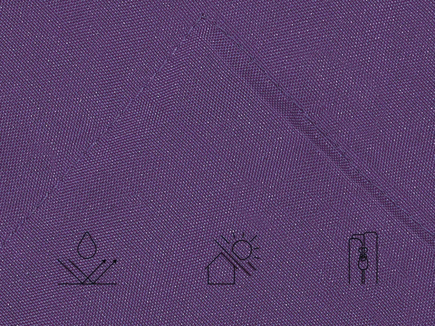 Poltrona sacco 300 L FUZZY 140 cm 180 cm Viola