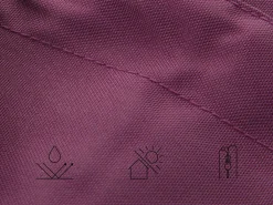 Poltrona sacco 300 L FUZZY 140 cm 180 cm Viola