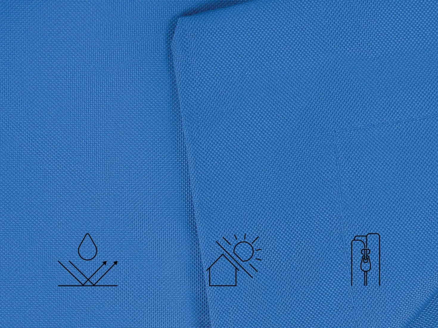 Poltrona sacco 600 L FUZZY 180 cm 230 cm Blu scuro