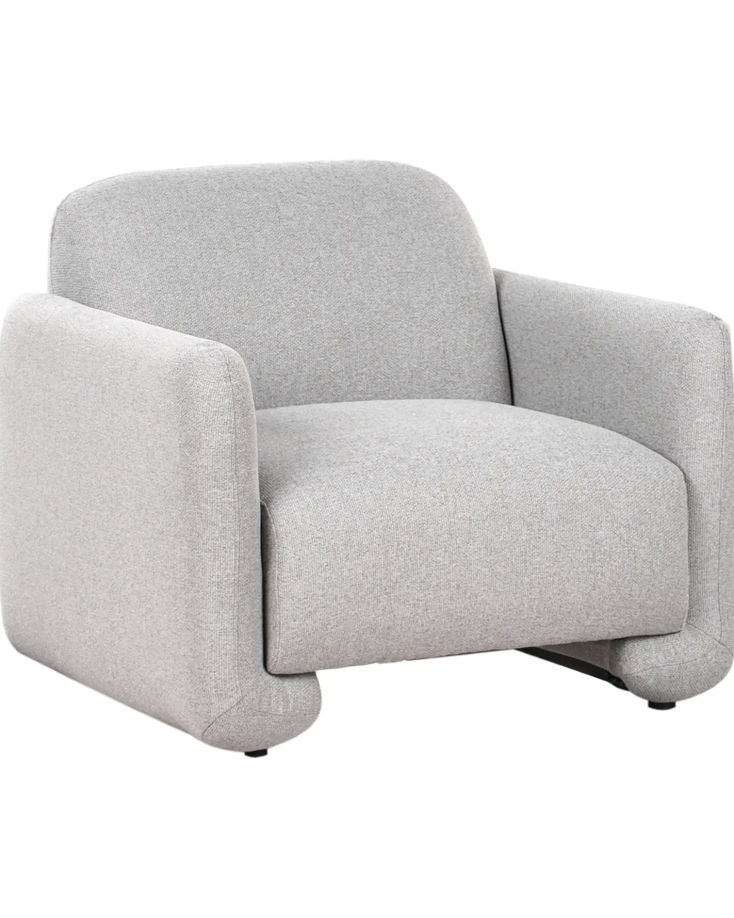 Poltrona SALAND Tessuto Grigio