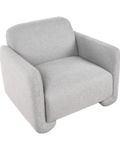 Poltrona SALAND Tessuto Grigio