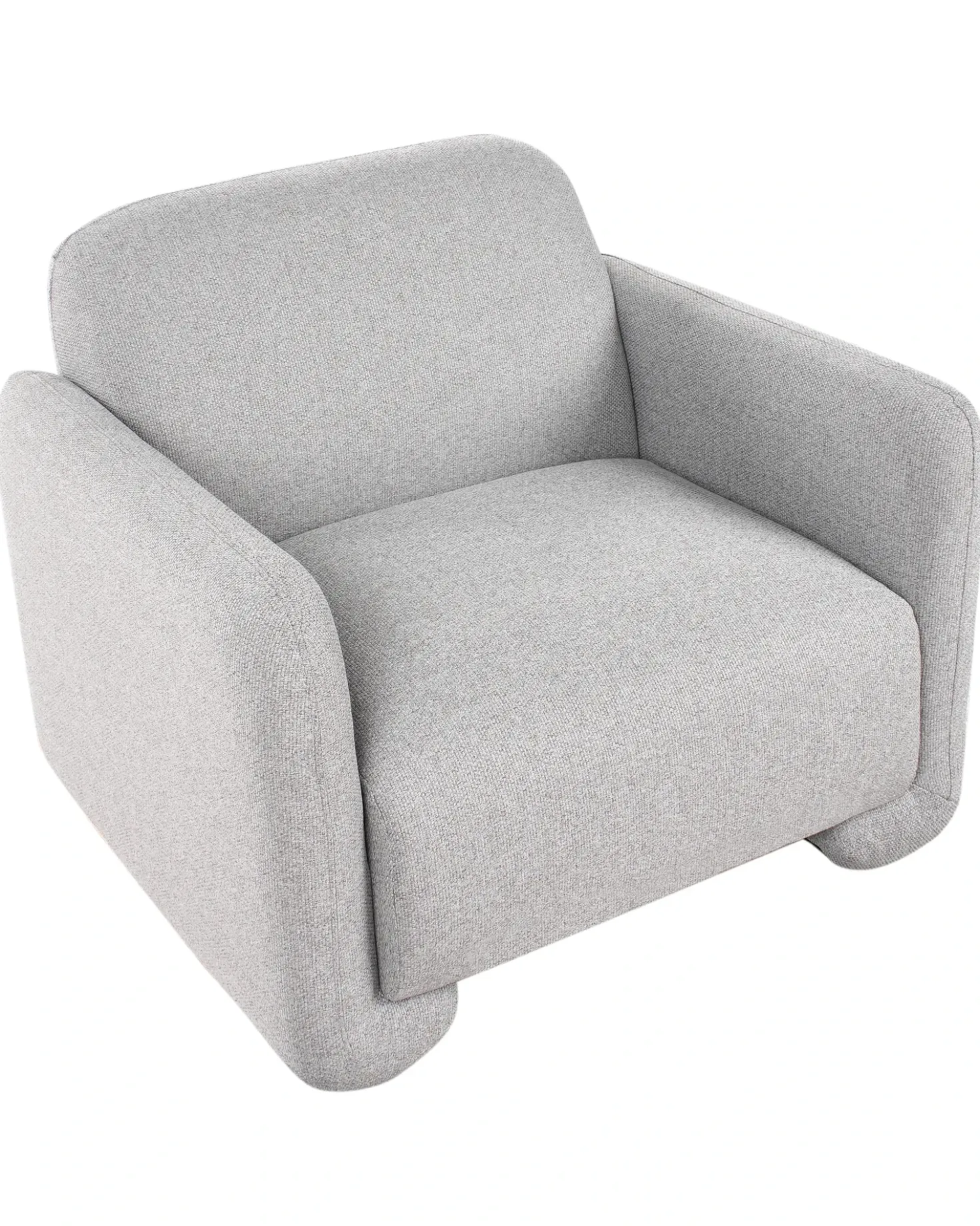 Poltrona SALAND Tessuto Grigio