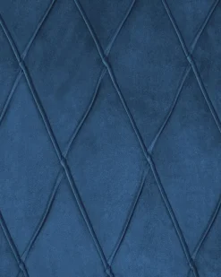 Poltrona SANDSET con poggiapiedi Velluto Blu scuro