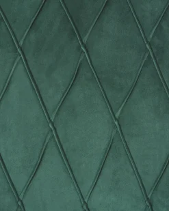 Poltrona SANDSET con poggiapiedi Velluto Verde scuro